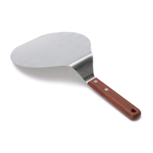 Extra-Large Stainless Steel Wide Spatula Turner Strong Wooden Handle - Dishwasher Safe Kitchen Utensil - Heavy Duty Oversized Metal Lifter Grilling, Cooking, Baking Cake & Cookies pancake spatula
