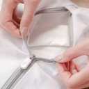 Laundry Mesh Wash Bags  Durable Zipper Delicates Laundry Bags for Clothes, Underwear & Sweaters, Multi-Design Sets (Gray White Fine Mesh 7-pack)