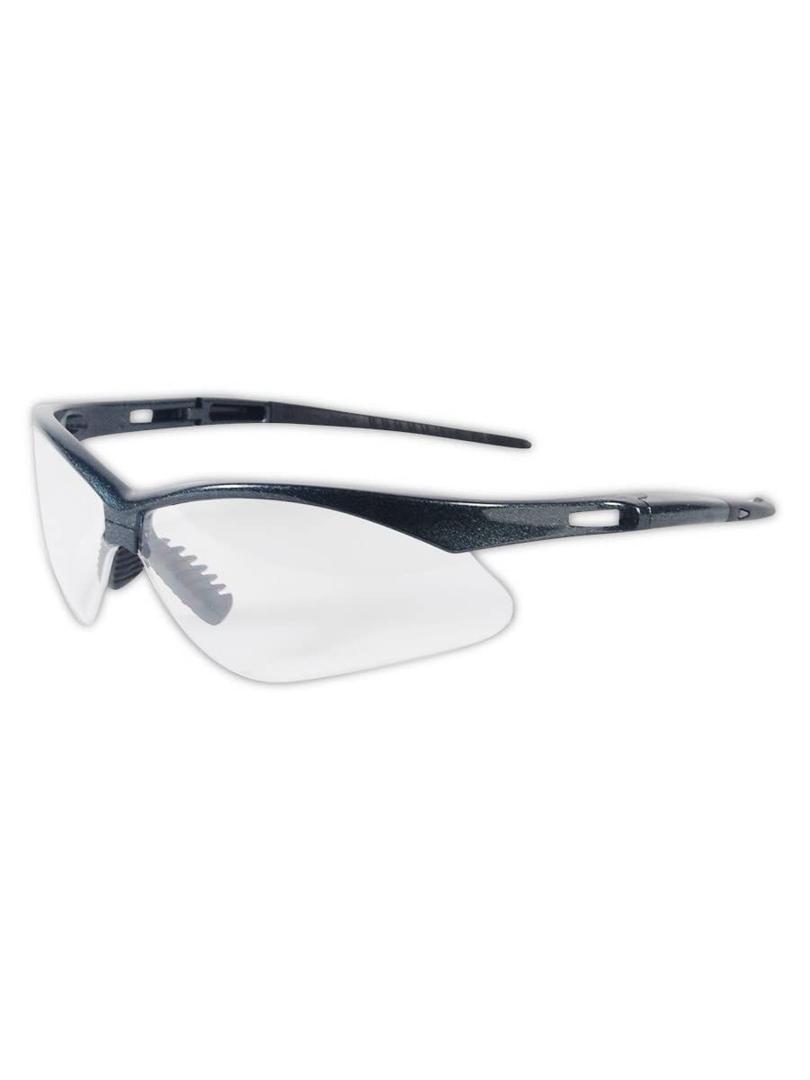 MAGID Y777MBGY Gemstone Y777 Wraparound Safety Glasses, Standard, Black Metallic Nylon Frame (One Pair)