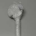 Vintage Paper Towel Holder Countertop - Cast Iron Standing Roll Paper Towel Dispenser with Elegant and Heavy Daffodil Pattern Base for Kitchen Dcor, White