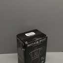 Mongdio Stovetop Espresso Maker Moka Pot, Cuban Coffee Maker Stove top coffee maker Moka Italian Espresso Greca Coffee Maker Brewer Percolator, 9 Espresso Cups, 15 oz - Green