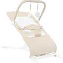 Baby Delight Alpine Deluxe Portable Bouncer, Infant, 0-6 Months, 100% GOTS Certified Cotton Fabrics, Organic Oat