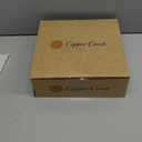 Copper Creek Privacy Interior Door Knob – ANSI Grade-2Certified, Modern Heavy Duty Handle, Easy Install and Reversible for Bedroom, Bathroom & Closets – Satin Stainless (2Pack)