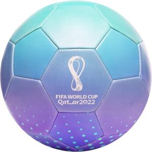 Capelli Sport FIFA World Cup Qatar 2022 Tournament Soccer Ball Souvenir Display, Officially Licensed Futbol for Youth and Adult Soccer Players, Play Bright