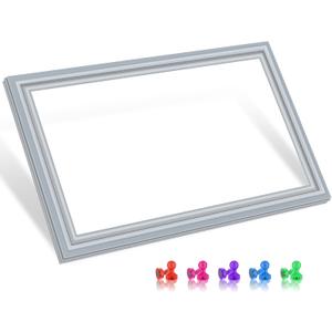 UPGRADED W10407216 Freezer Door Gasket Compatible with Whirlpool Refrigerator Freezer Door Seal W10248749 W10685869 KitchenAid Kenmore Refrigerator Door Gasket WRF736SDAM13 WRV986FDEM01 WRF736SDAM14