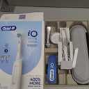 Oral-B iO Deep Clean Rechargeable Electric Toothbrush, White, iO Series 3 Limited, 2 Brush Heads, Travel Case, Pressure Sensor, 3 Cleaning Settings, 2-Minute Timer (1 Count (Pack of 1))