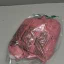 Deyeek Women's Post Shoulder Surgery Shirts Long Sleeve V-Neck Wrap Chemo Blouse Easy Access Adaptive Snap On Dialysis Shirts (Medium, Coral Red)