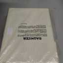 Large 22 Quart [4-Pack] Linen Fabric Foldable Storage Bin Cube Organizer Basket with Flip-Top Lid & Handles, Clothes Blanket Box for Home, Office, Closet (14.6 x 9.5 x 9.5, Beige) (Medium - 4 Pack, Beige)