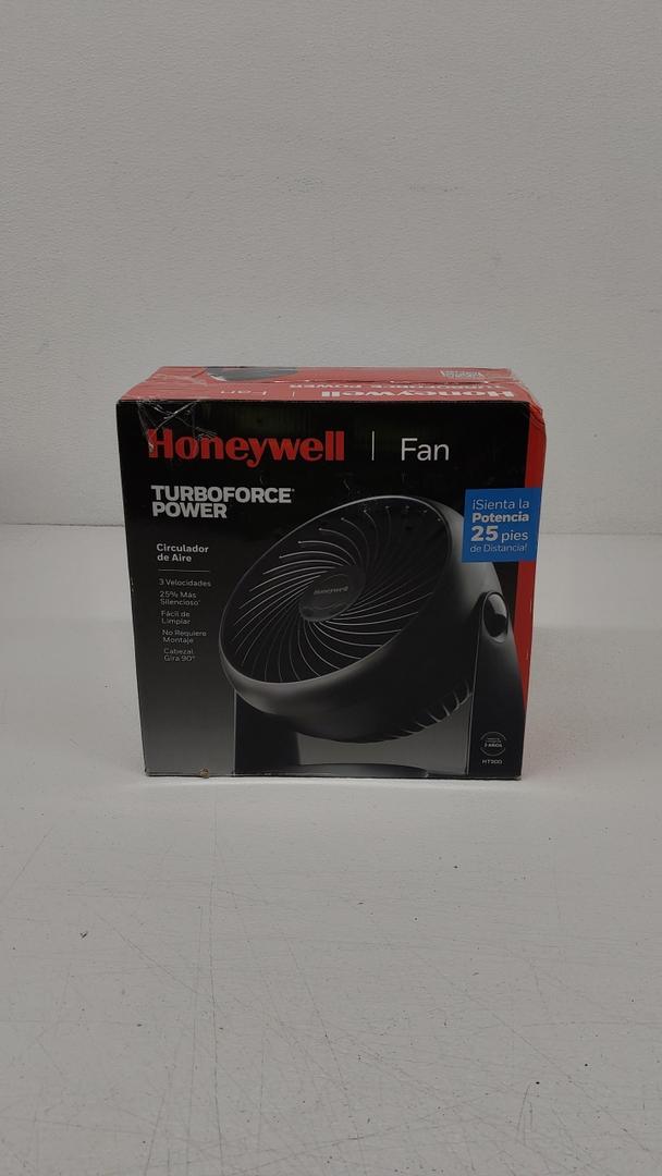HONEYWELL Turboforce Power Degree Oscillating Tower Fan Light, Bladeless Tower Fan Oscillating USB Desk Fan with Light for Home Bedroom Office (Black)