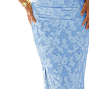 ZESICA WOMEN'S 2026 SUMMER FLORAL STRAPLESS MAXI DRESS BODYCON MESH BEACH VACATION WEDDING GUEST COCKTAIL PARTY LONG DRESSES