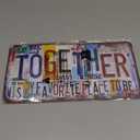 Vintage Family License Plate Wall Decor Metal Tin Sign 12 x 6 Inches - Together Is My Favorite Place To Be