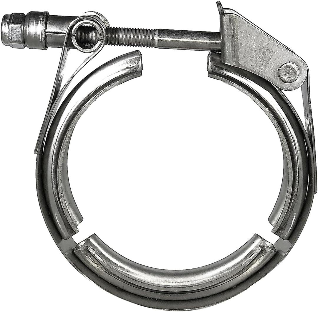5.00" V Band Clamp Stainless Steel Quick Release Turbo Exhaust V-Band Clamps for Flange, Downpipe, Exhaust Pipe
