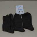 Facool Diabetic Socks for Men Women, Merino Wool Non-Binding Top Crew Socks with Cushion Sole, Seamless Toe 3 Pairs