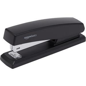Amazon Basics Stapler Value Pack Including Staples and Staple Remover, 3-Pack, Black
