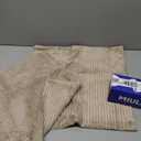 MIULEE Winter Pack of 2 Corduroy Pillow Covers Soft Soild Cushion Cases Decorative Square Throw Pillow Covers Light Brown Pillowcases for Sofa Bedroom Car 20 x 20 Inch 50 x 50 Cm