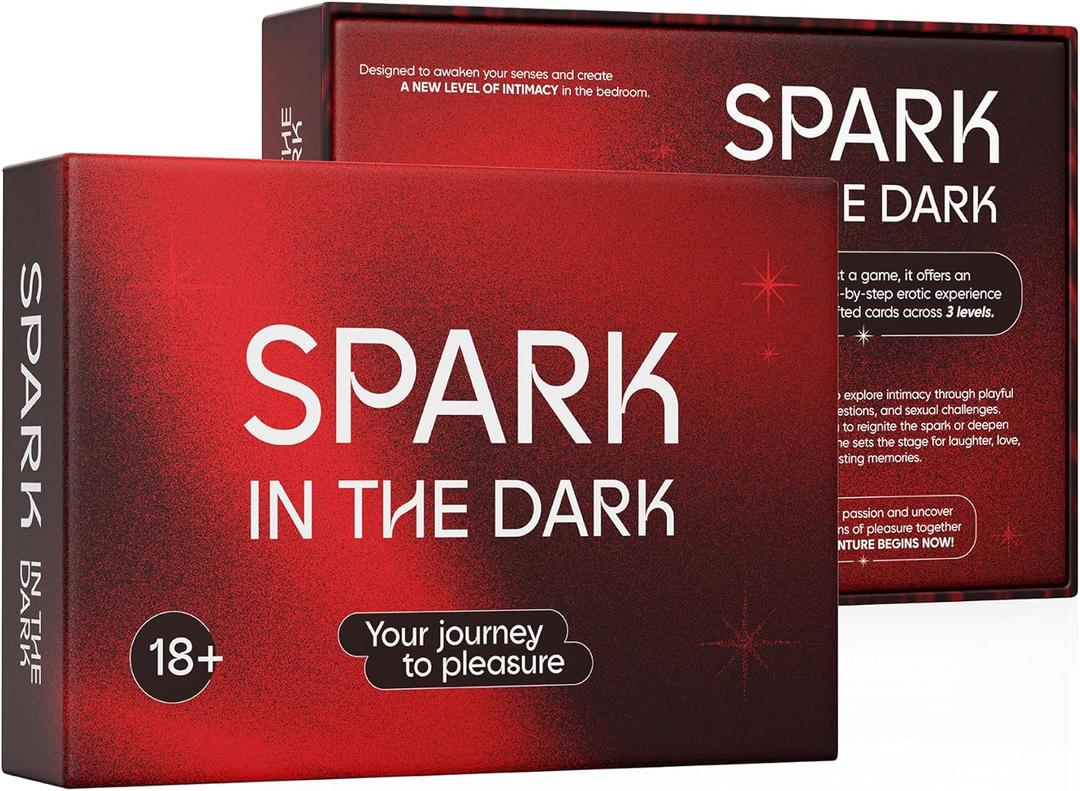 BETTER US Spark in The Dark - Erotic Date Night Game for Couples, Connect Emotionally and Intimately, Couple Games, Date Night Ideas, Couples Gifts