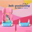 Barbie x Graco Turbobooster 2.0 High Back Booster Seat, Belt Positioning Booster Car Seat for Big Kids, manufacturing date 08/05/2026