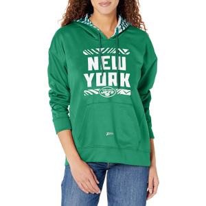 Zubaz NFL womens Womens Pullover Hoodie (Large, Team Color)