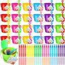 Chivao 120 Pcs Pool Beach Party Favors Summer Gift Bulk Include Sand Bucket Beach Shovels Bubble Wands Sidewalk Chalks End of Year Gifts from Teachers Summer Party Favor Classroom Activities Prizes