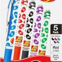 Pentel EnerGel RTX Retractable Liquid Gel Pen, Jelly Belly Limited Edition, 0.7mm tip, Assorted colors, Pack of 5 pens, (BL77PF5M-JB)