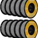 Kingroon PLA PlusPLA+ 3D Printer Filament, 10 Rolls, Dimensional Accuracy +/- 0.03 mm, 10kg Spool(22lbs), 1.75 mm, Gray
