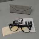 AI Smart Glasses, Bluetooth Glasses with 164 Translation, Anti-Blue Light Glasses for Men Women, 7 Day Ultra-Long Standby, UV Protection, Waterproof, Wireless Music & Calls, Voice Control