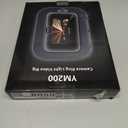 Rechargeable Ring Light Without Stand, Cordless Square Ring Light for 360 Photo Booth Accessories, Phone Video Stabilizer for iPhone with 4000mAh Built-in Battery for Video Recording Streaming