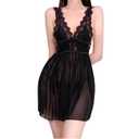 Women'S Bodystocking Lingerie Dress Babydoll Lingerie Sexy Sleepwear Lace Nightgown