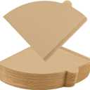 200 Count Coffee Filters 2, Cone Coffee Filters Size 02, Natural Unbleached Pour Over Coffee Filter 2-4 Cup, Disposable Coffee Filter Paper for V60 Pour Over Coffee Dripper and Drip Coffee Maker