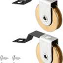 2 Pack Sliding Screen Door Roller Wheels-Steel Ball Bearing Replacement for B638&B687&B639,Fits for Academy Doors,DIY Repair Screen Door