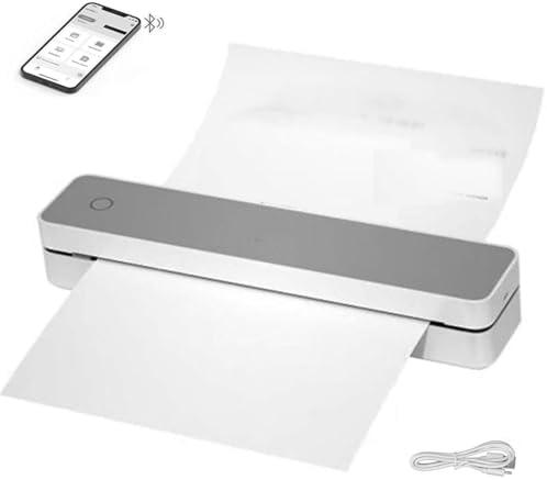Inkless Stamping Machine, On The Go Thermal Printer, Wireless Bluetooth Thermal Printer, Mini Printer, Suitable for Home, Office, Car, Bluetooth, Thermal Paper (MT610 PRO)