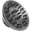 Hair Diffuser, Diffuser Attachment for Hair Dryer, Hair Diffuser for Curly Hair, Universal Diffuser for 1.4-2.6" Hair Blow Dryer Long Thick Curly Wavy Hair, Hair Attchment for Women, Black