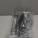 Cisily 2-Tier Kitchen Sink Caddy Organzier Rack with Flexible Dish Brush Holder, Sponge Holder for Kitchen Sink Countertop Organization Storage,Home Decor Accessories Essentials Stainless Steel (Medium, Black)