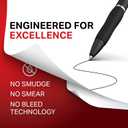 Sharpie S-Gel Gel Pens, Black Barrel, Medium Point (0.7mm), Black Gel Ink Pens, 12 Count - Home, Office, School, Journaling, Writing, Note-Taking, Teacher Supplies