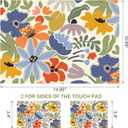 DINKY Laptop Notebook Skin Sticker Soft Cover Decal Fits 13 13.3 14 15 15.4 15.6 inch Laptop Protector Netbook PC, Easy to Apply and Remove (Colorful Abstract Flowers)