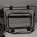 FINESUN Sewing Machine Case with Detachable Dolly Rolling Sewing Machine Case, Trolley Tote Bag Sewing Machine Carrying Case for Most Standard Most Standard Singer, Brother, Janome, Grey