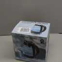 Chefman Electric Kettle, 1.8L 1500W, Hot Water Boiler, Removable Lid for Easy Cleaning, Auto Shut Off, Boil-Dry Protection, Stainless Steel Filter, BPA Free, Borosilicate Glass Electric Tea Kettle (Black)