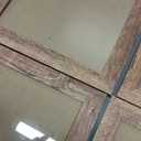 iRahmen 8x10 Picture Frame Set of 4, High Definition Real Glass Rustic Brown Frame, 8 x 10 Wood Photo Frames for Desktop Display and Wall Mounting