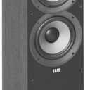 ELAC Debut 2.0 F6.2 Floorstanding Speaker, Black (Each) - 1 Cloth Dome Tweeter & Triple 6.5 Aramid Fiber Woofers - 3-Way Bass Reflex - Up to 35,000 Hz Response