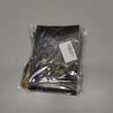 3 x Happy Birthday Decorations Banner and Balloons, Happy Birthday Banner Sign Party Supplies Hanging Decorations Black Gold