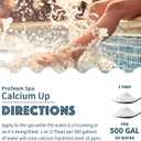 ProTeam Spa Calcium Up - Spa Calcium Hardness Increaser Hot Tub - Calcium Increaser for Hot Tub with SplashWiz Hot Tub Chemicals Care Guide - Made in the USA (1 lb)