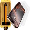 Esanik 2 Pack Matte Glass Screen Protector for iPhone 16 Pro, [Auto-alignment, auto-dust removal], Anti-Glare & Anti-Fingerprint,Anti-Reflection,Bubble Free, Smooth as Silk, 9H Glass Screen Cover