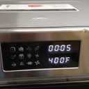 HYSapientia Air Fryer Toaster Oven Combo, 26Quart 10-in-1 Extra Large Countertop Convection Oven with LED Display Knob Control, 1800W Stainless Steel, Less Oil, Faster Cooking,7 Accessories+Recipe