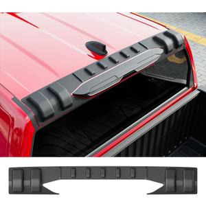 powoq Rear Roof Protector Compatible with 2022-2025 Toyota Tundra Truck Cab Roof Protector TPE Rear Spoiler Replacement for 2022 2023 2024 2025 Toyota Tundra Accessories