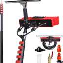 24FT Solar Panel Cleaning Brush with Telescopic Water Fed Pole