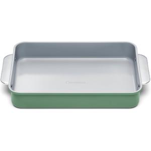 Caraway Non-Stick Ceramic 9x13 Rectangle Pan - Naturally Slick Ceramic Coating - Non-Toxic, PTFE & PFOA Free - Perfect for Brownies, Lasagnas, and More - Sage