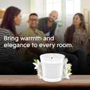 Glade 1-Wick Scented Candle Jar, Clean Linen, Air Freshener Infused with Essential Oils, 4.08 Oz, 2 Count