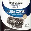 Rust-Oleum 1 qt 242018 Espresso Painters Touch 2X Ultra Cover Premium Latex Paint, Satin