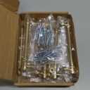 Ravinte 10 Pack 5 Inch Hole Center Solid Kitchen Cabinet Handles Champagne Bronze Dresser Pulls Cabinet Drawer Pulls for Kitchen Cupboard Hardware