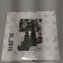 Large 20 Inch Green Paper Christmas Tree, 2 Pcs Honeycomb Trees Christmas Decorations with Magnetic Closure, Reusable Paper Trees for Holiday Table Centerpieces and Mantel